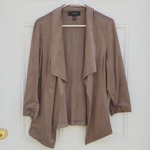 Alfani Faux Suede Jacket 1X